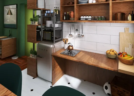Ratatouille_Kitchen Design Rendering