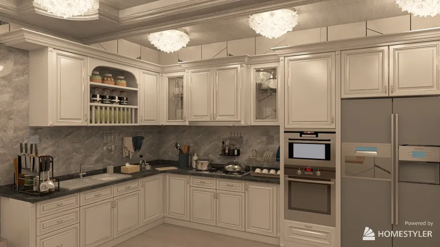 My Favourite Kitchen And Dining Room 3d design renderings