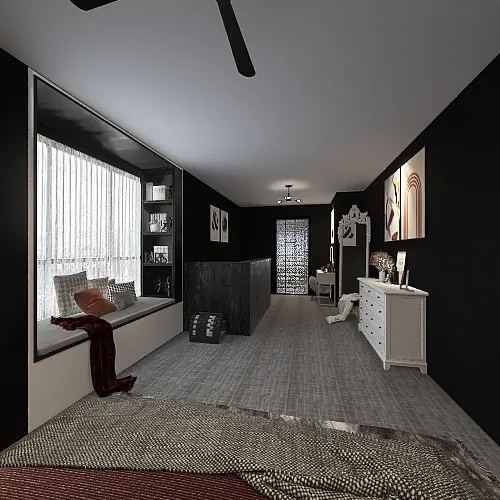 Elegant 2 Story City Apartment 3d design renderings