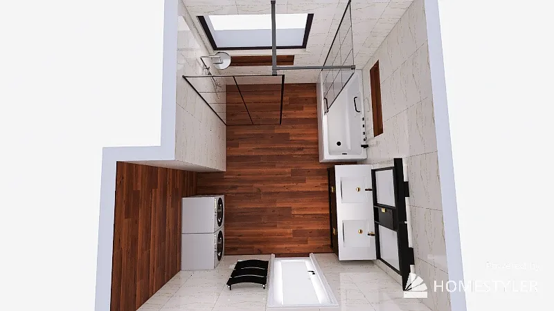 Nekulova bathroom 3d design renderings
