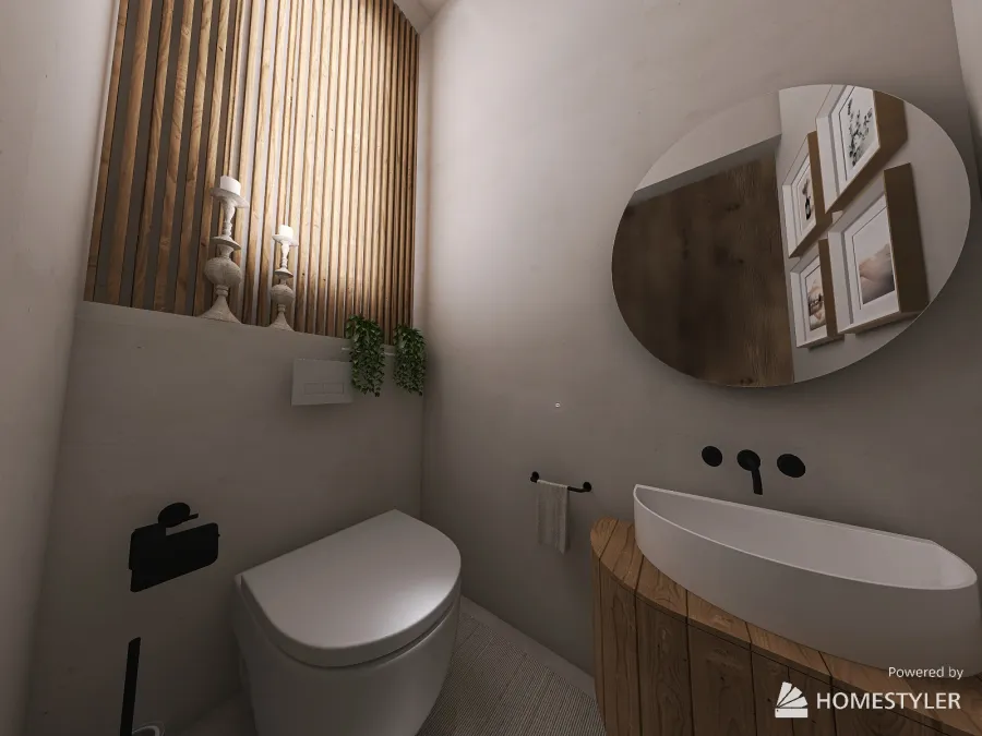 Wasabi-japandi 3d design renderings