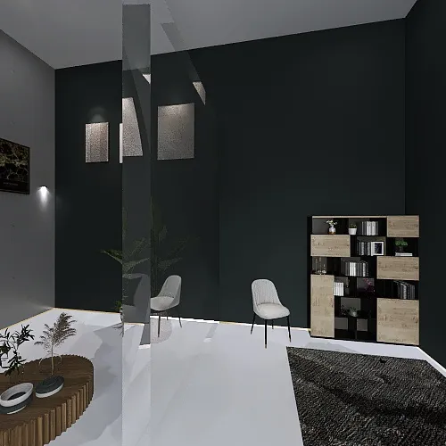 Mini Industrial House 3d design renderings