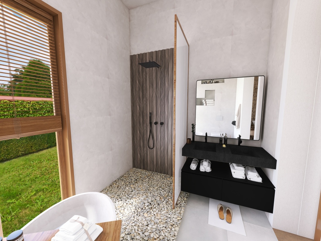 JapandiStyleHouse 3d design renderings