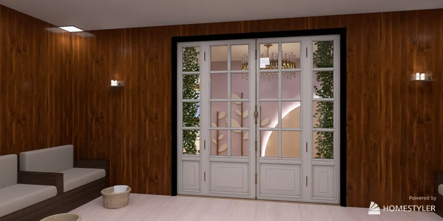 Salon Shop 3d design renderings