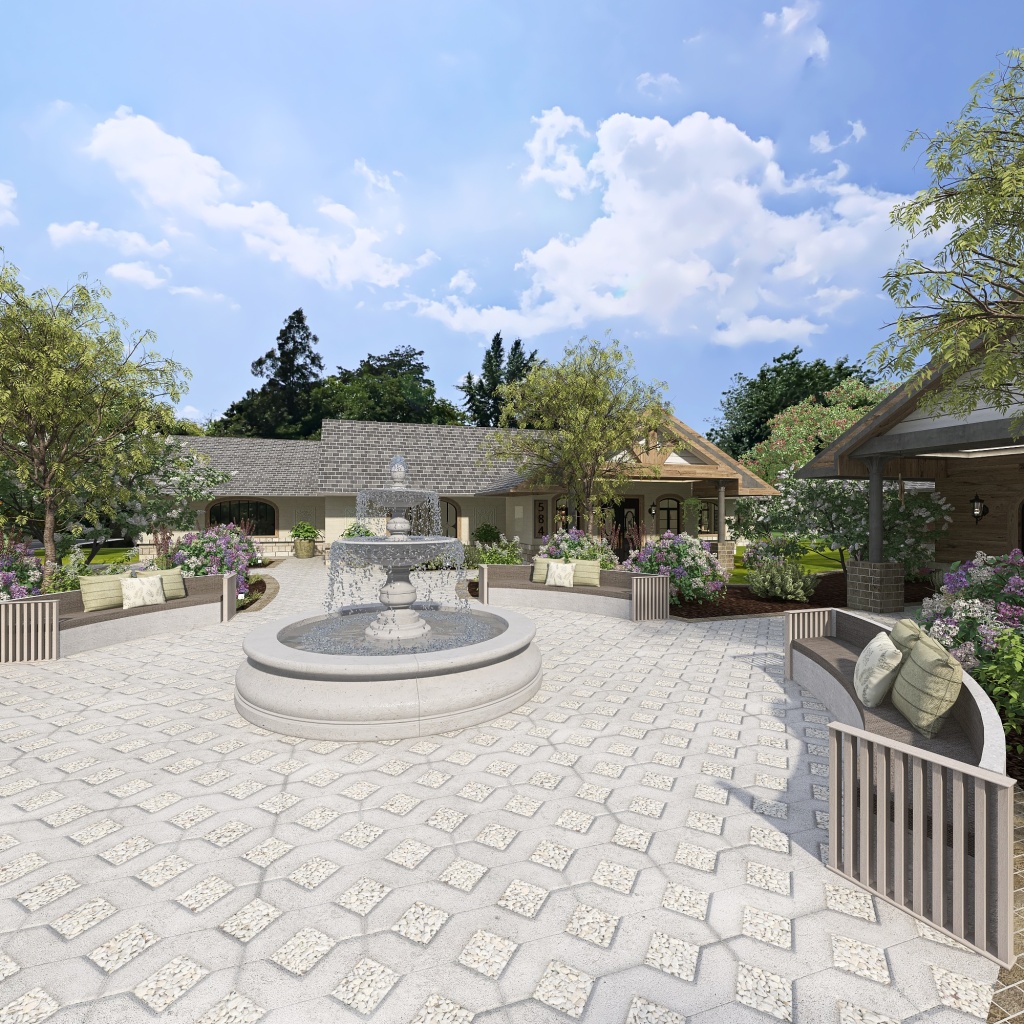 Gilded Villa 3d design renderings