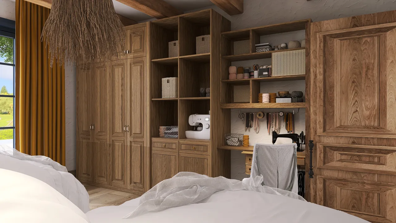 SecondBedroom 3d design renderings