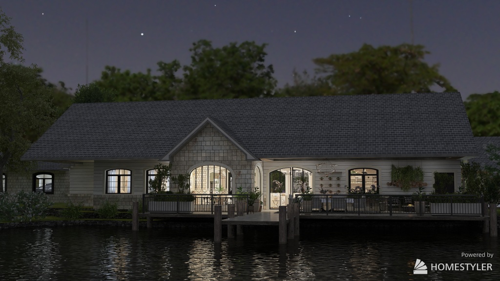 Gilded Villa 3d design renderings