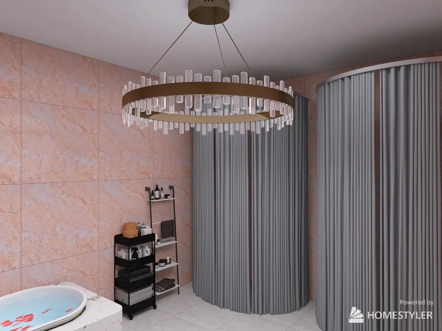 Salon Shop 3d design renderings