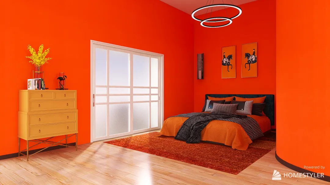 Orange is  the new black 3d design renderings