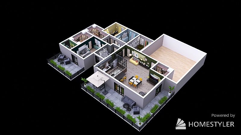 N04 - Family House 3d design picture 296.25