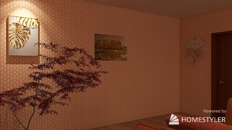 Autumn Room 3d design renderings