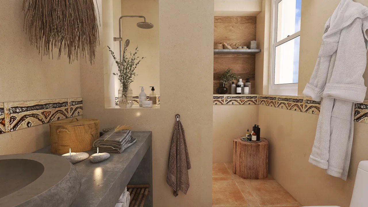 Bathroom 3d design renderings