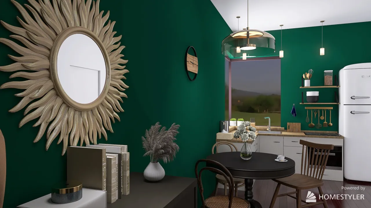 LivingDiningRoom 3d design renderings