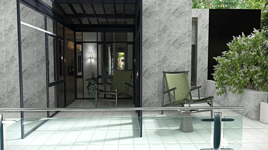 pool area 3d design renderings