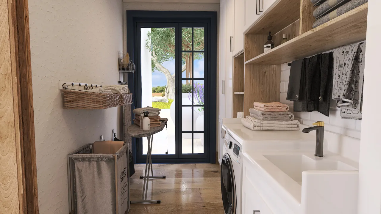 LaundryRoom 3d design renderings