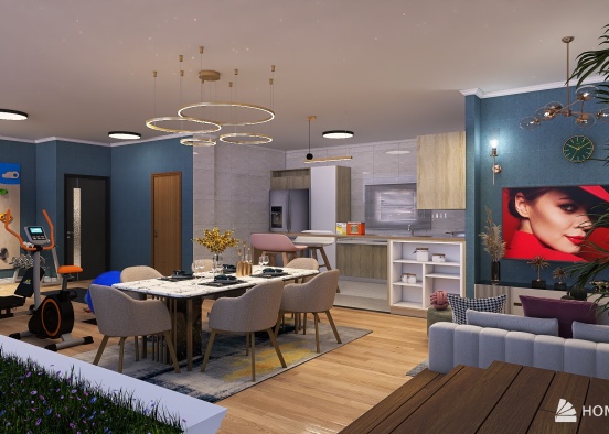 142A Villa Duplex Design Design Rendering