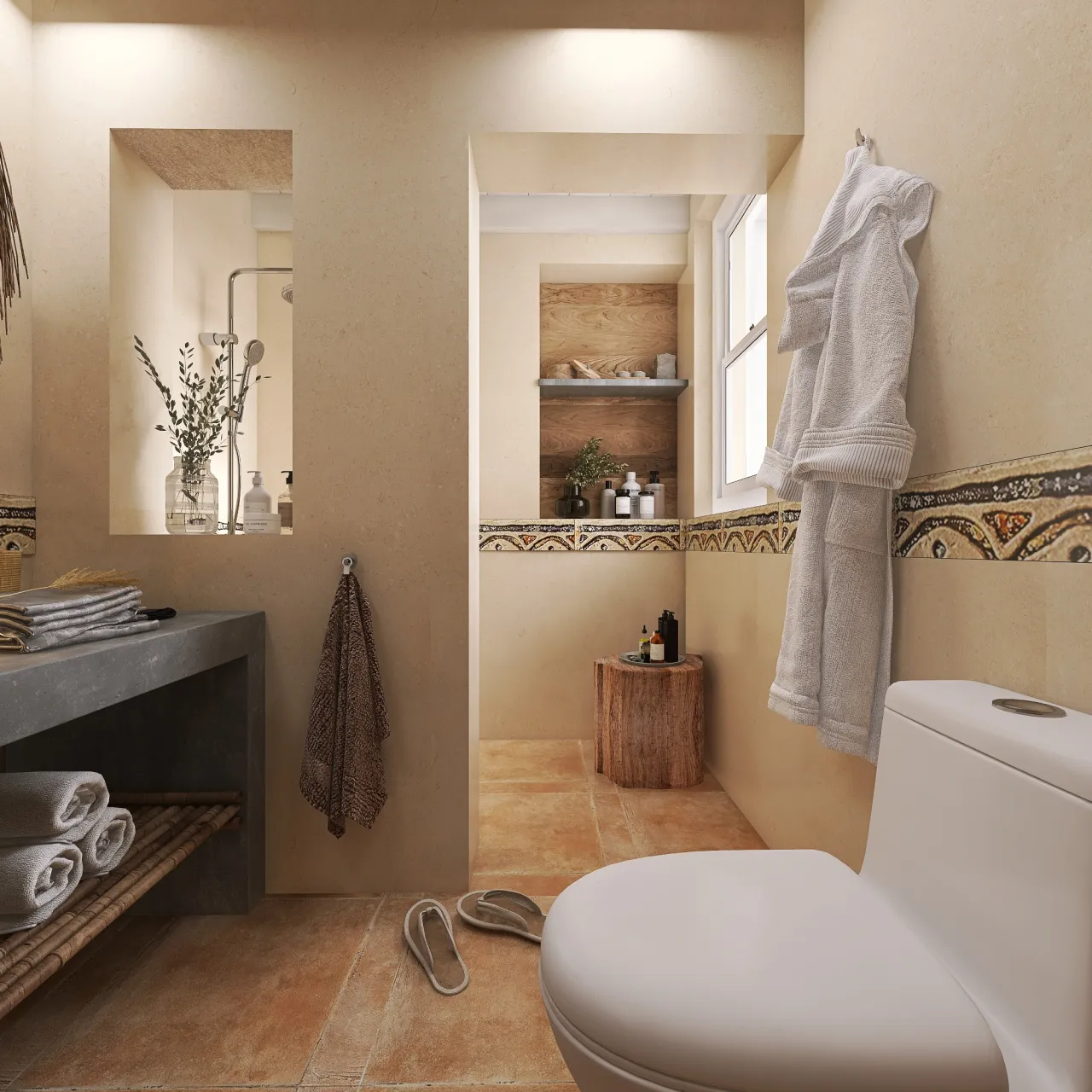 Bathroom 3d design renderings