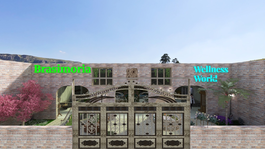 Design elegante della stazione termale BRASIMORIA Wellness World 3d design renderings