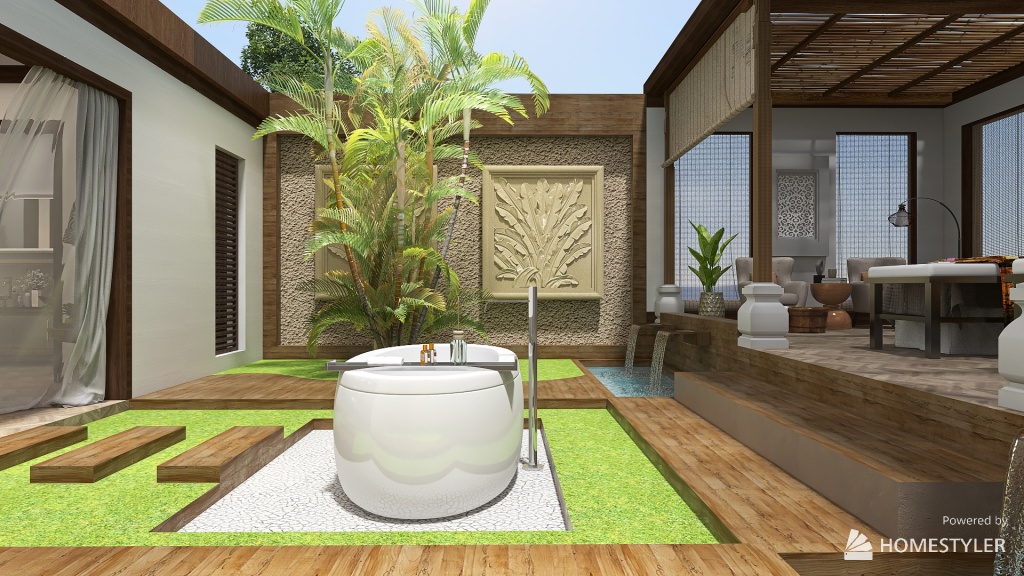 Bali Spa 3d design renderings