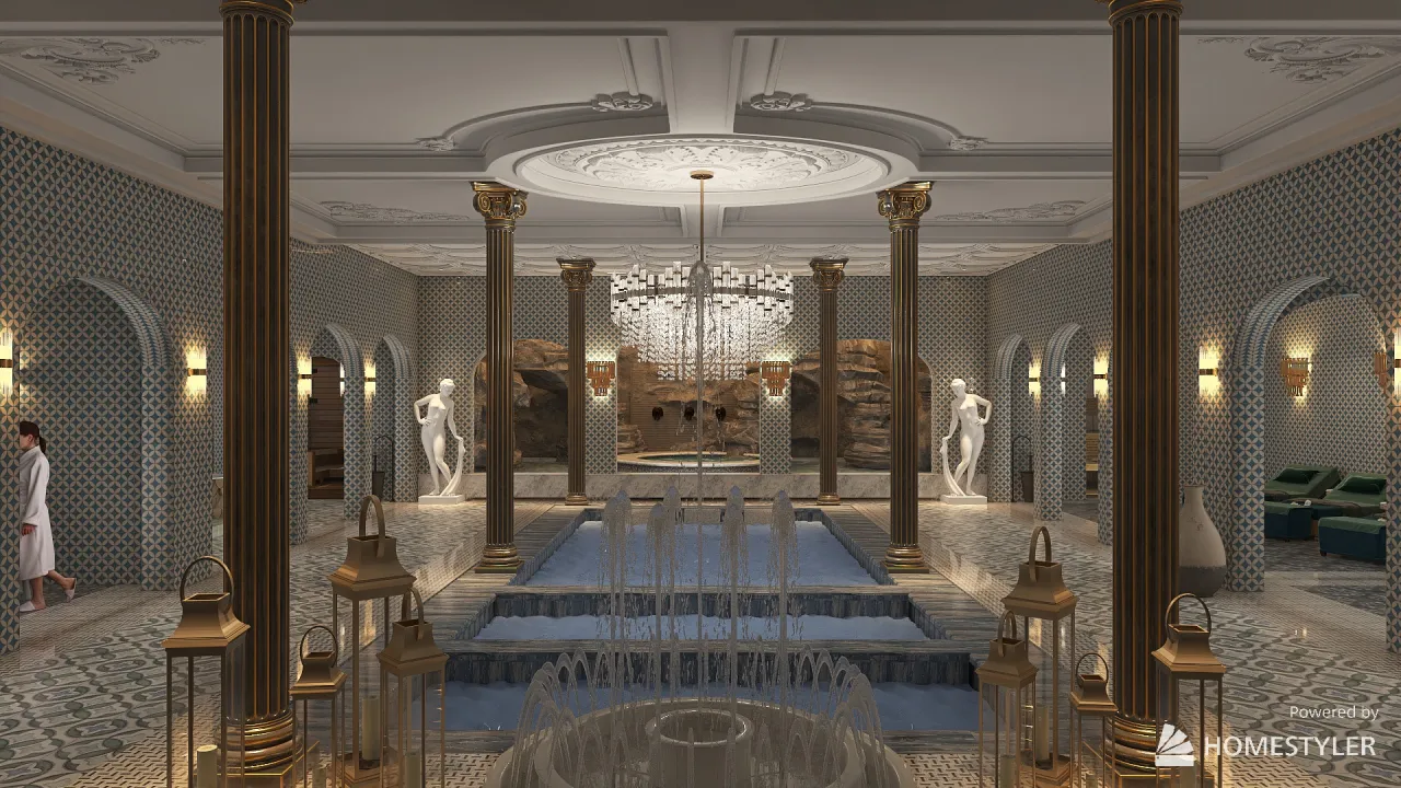 Oasi Terme 3d design renderings