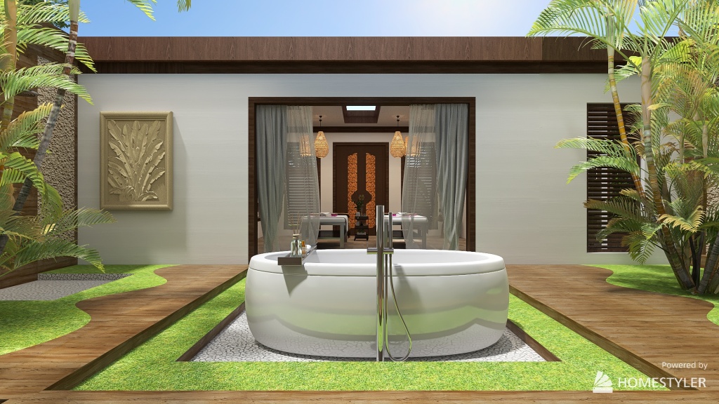 Bali Spa 3d design renderings