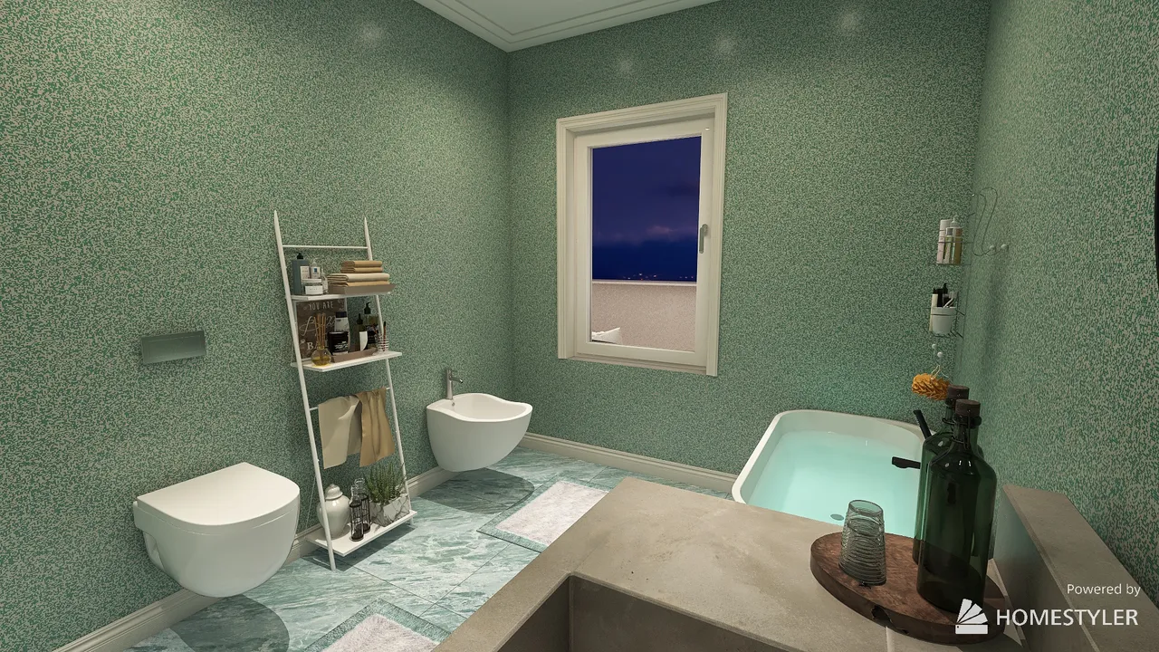 Bathroom 3d design renderings