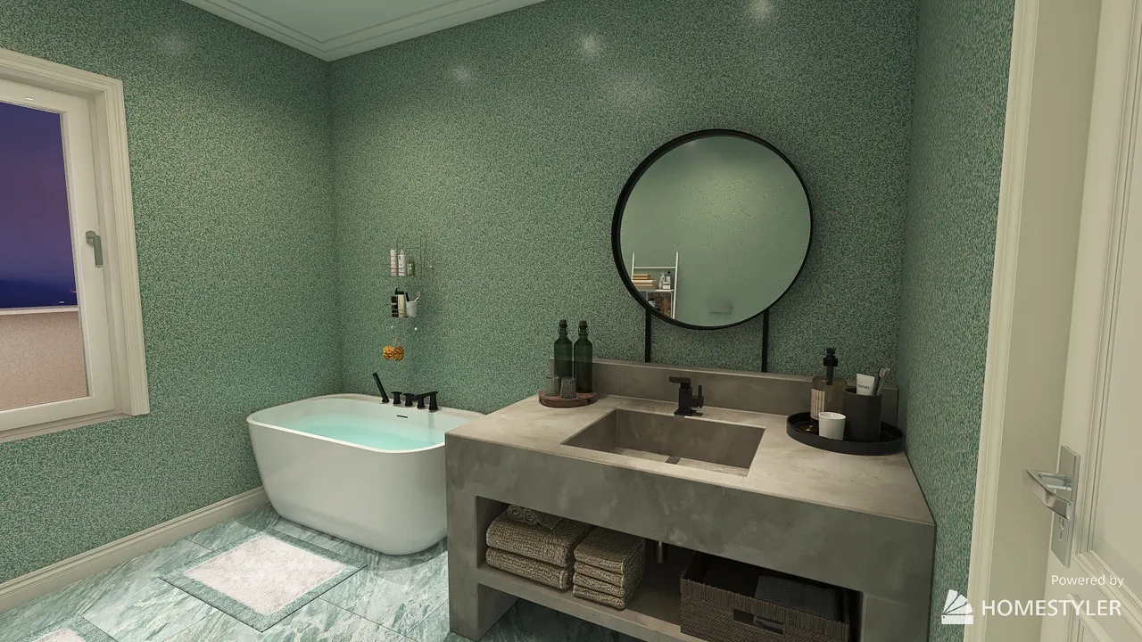 Bathroom 3d design renderings