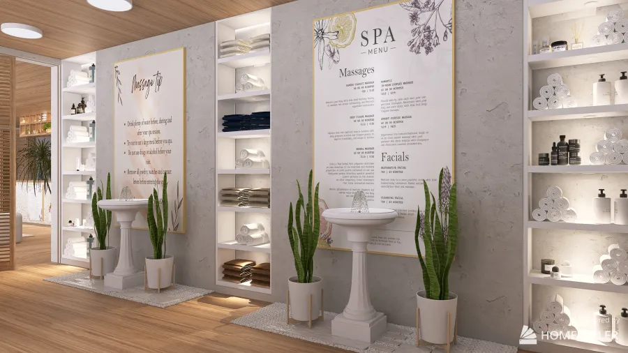 Spa Resort 3d design renderings