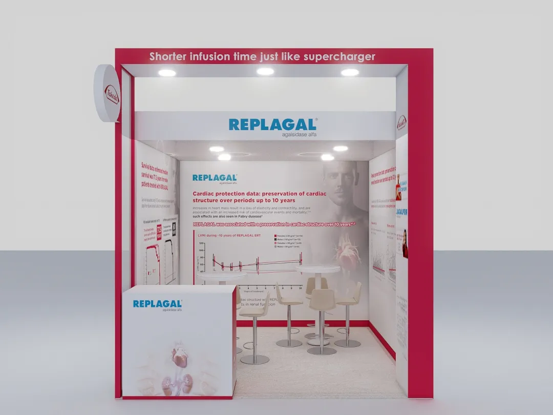 Takeda replagal booth-0329 3d design renderings