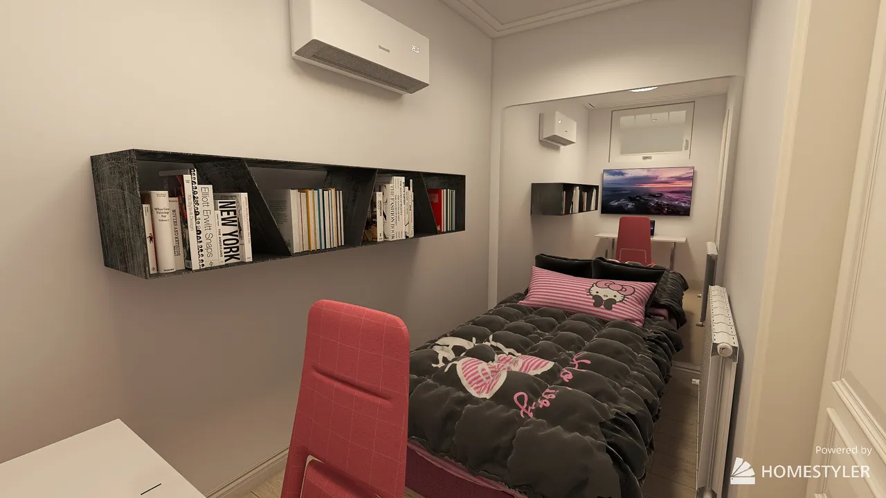 SecondBedroom 3d design renderings