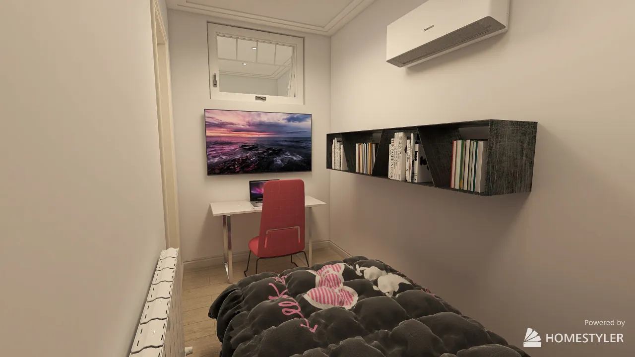 SecondBedroom 3d design renderings