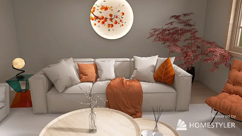 autumn home 3d design renderings