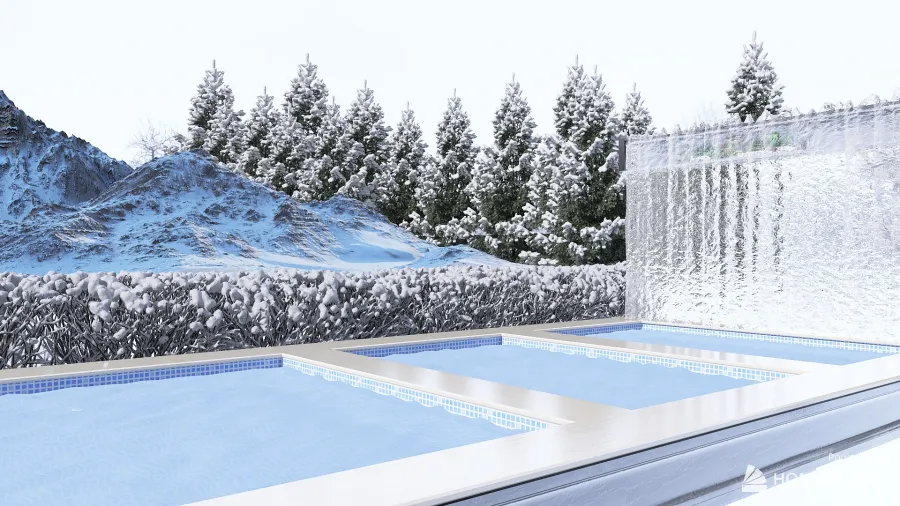 Rocky Mountain Retreat 3d design renderings