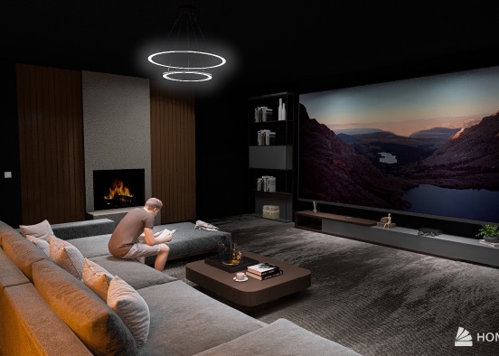 HOME THEATER Design Rendering