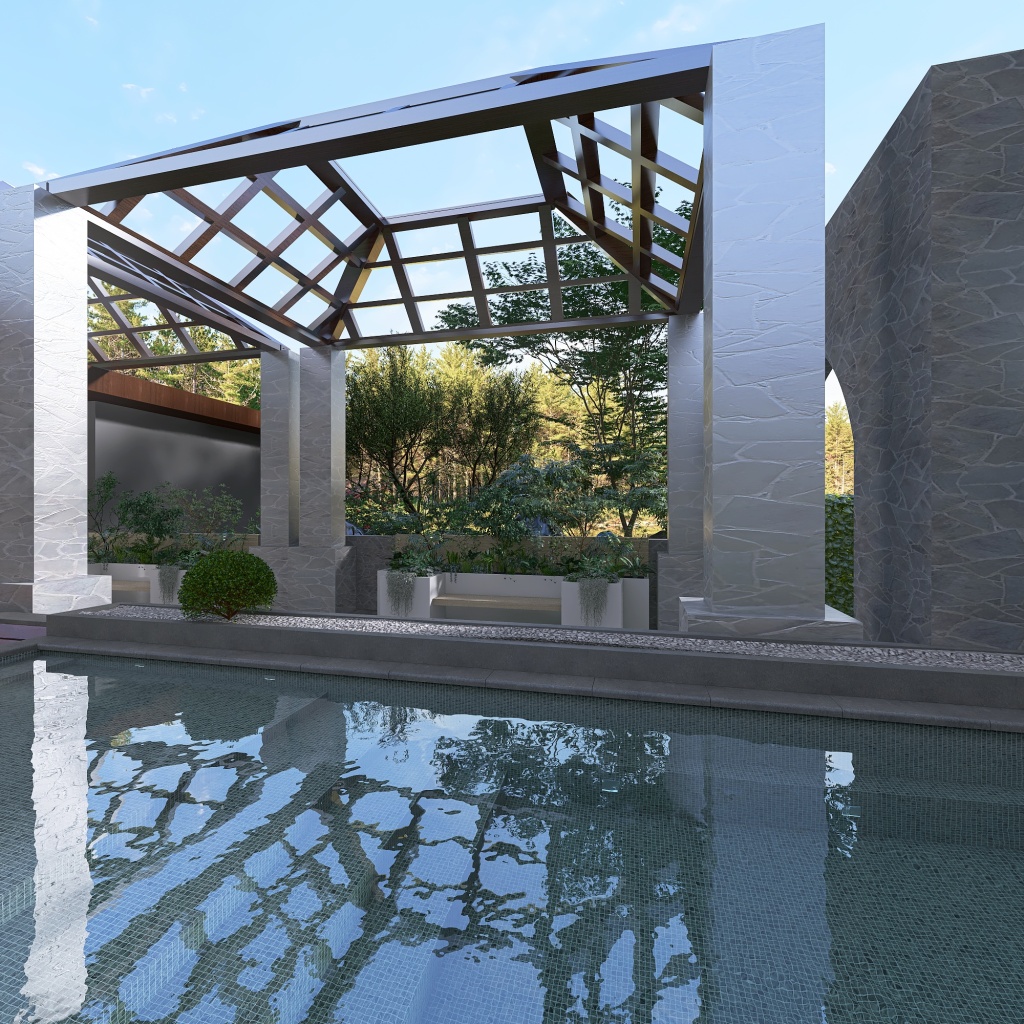 Reflections Day Spa 3d design renderings