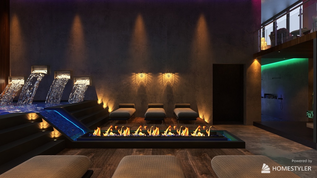 Luxury Spa by Wissal Hadi 3d design renderings