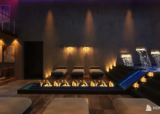 Luxury Spa by Wissal Hadi Design Rendering