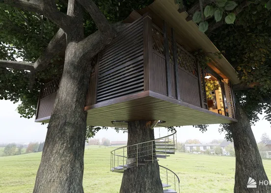Tree House Design Rendering