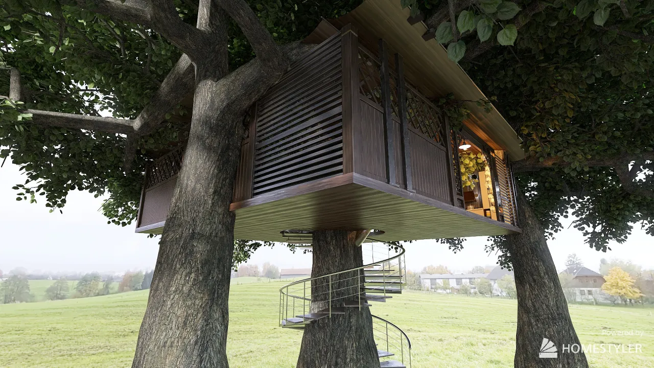 Tree House 3d design renderings