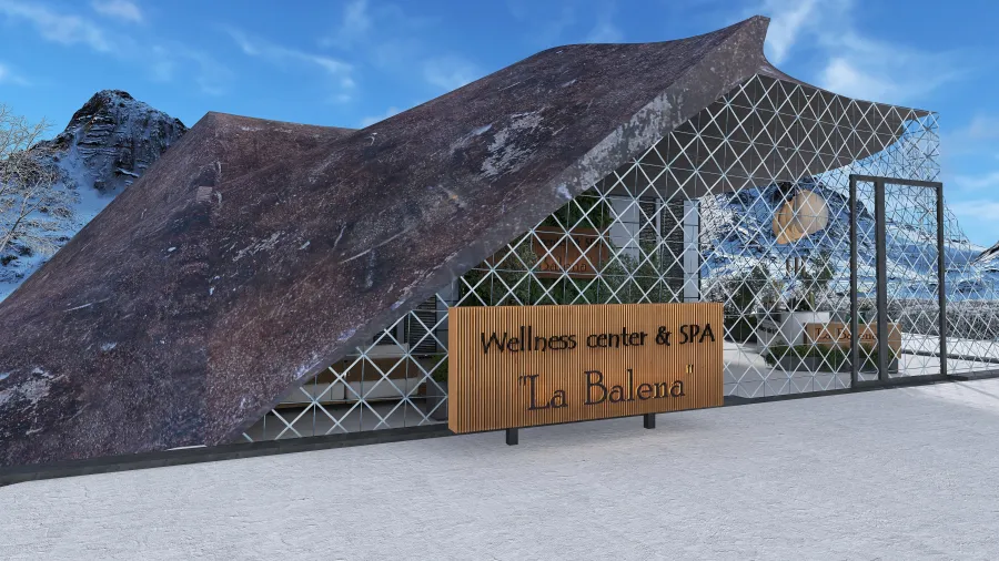 "La Balena" Wellness  center & SPA 3d design renderings