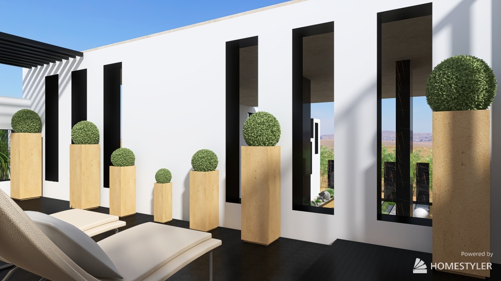 Jardin minéral 3d design renderings