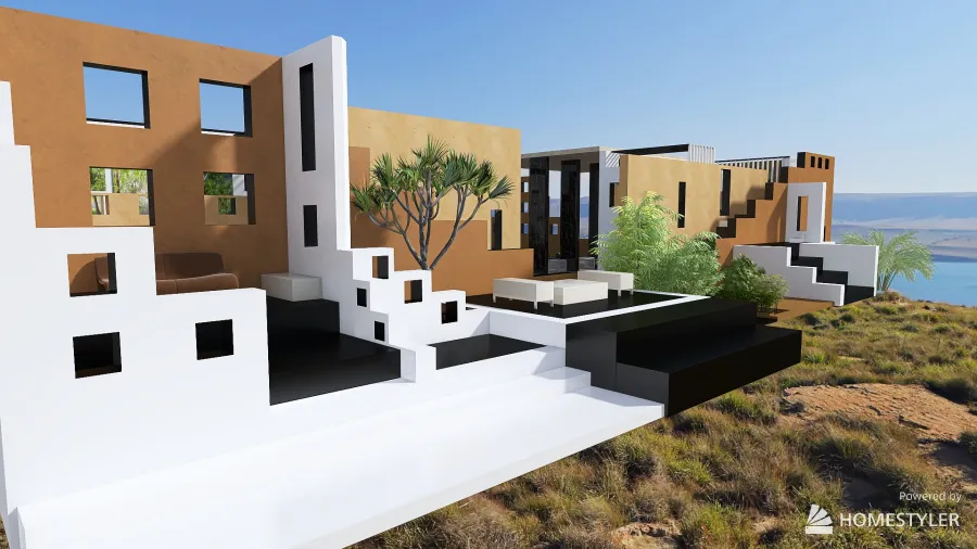 Jardin minéral 3d design renderings