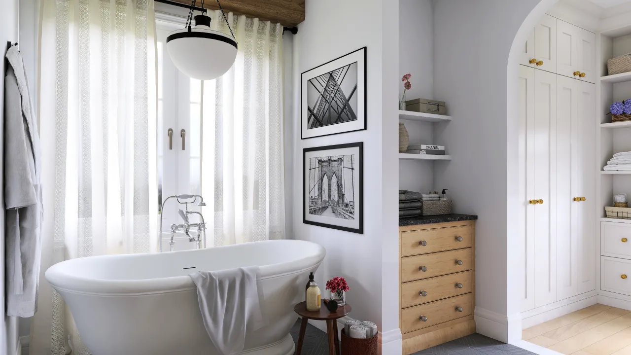 Bathroom 3d design renderings