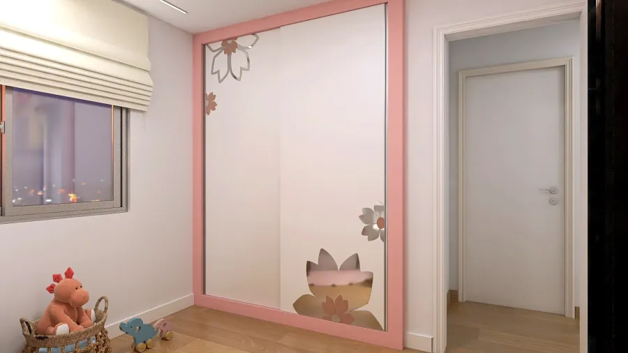 Ana Júlia - Baby's bedroom 3d design renderings