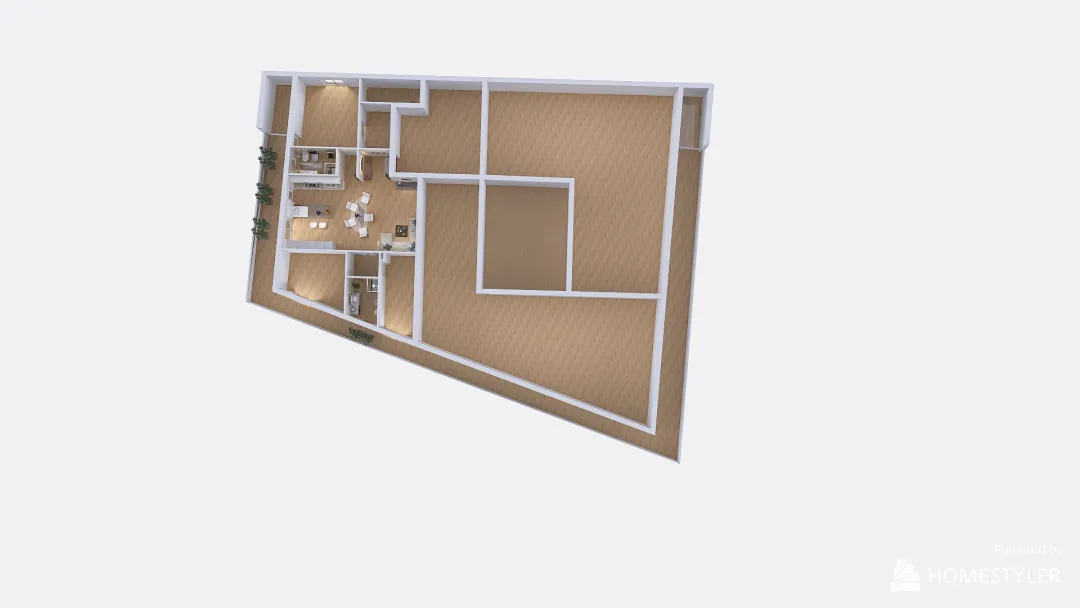 Appartamento De Luca 3d design renderings