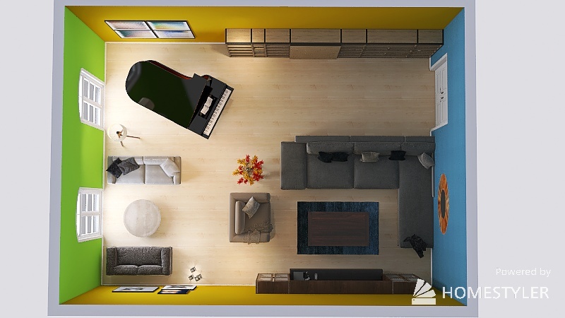 6 Cozy American Style Single Room Design 3d design picture 60.76