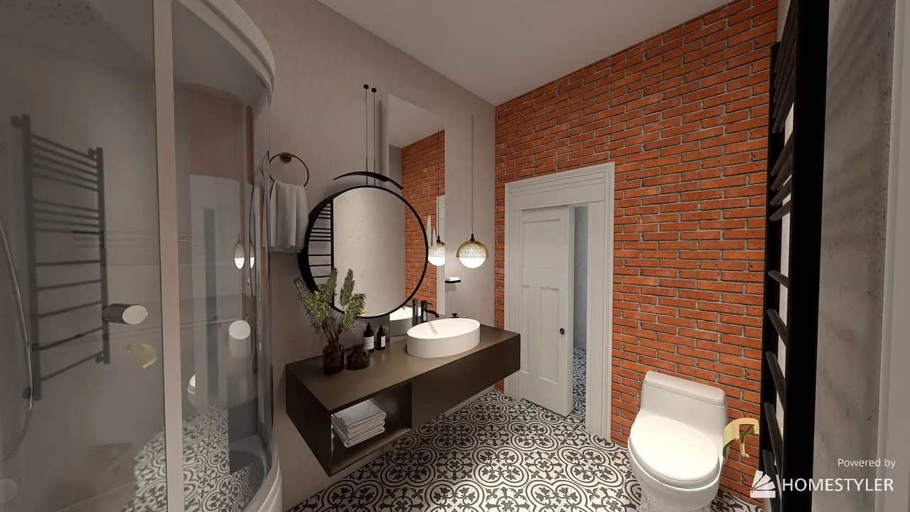 Bathroom 3d design renderings