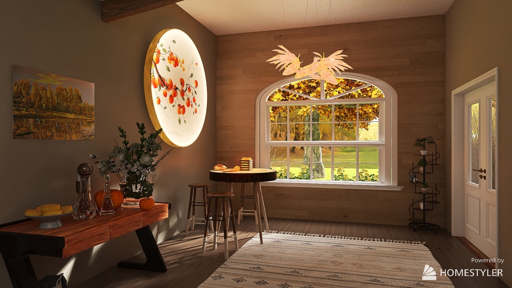 Autumn Hidaway 3d design renderings