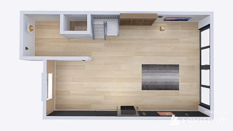 huiskamer 3d design renderings