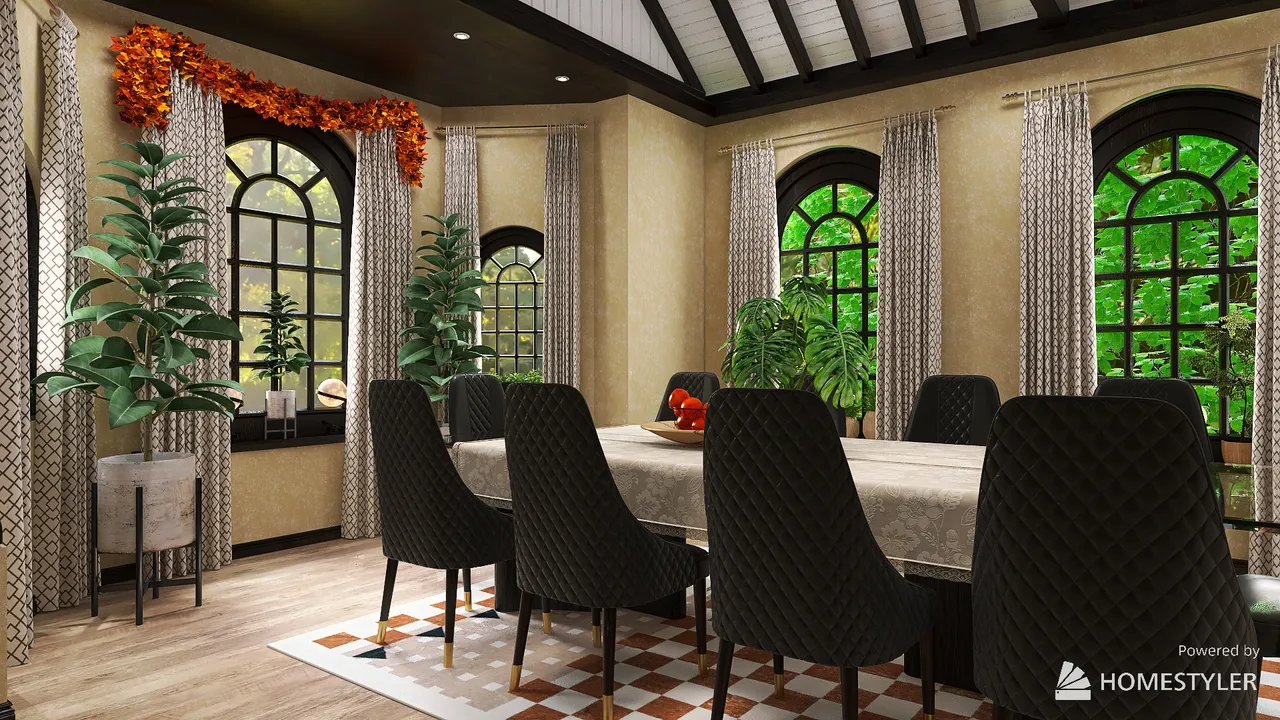 LivingDiningRoom 3d design renderings